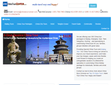 Tablet Screenshot of chinatourcenter.com